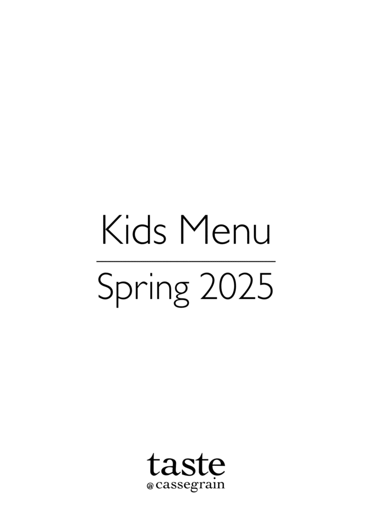 Kids Menu