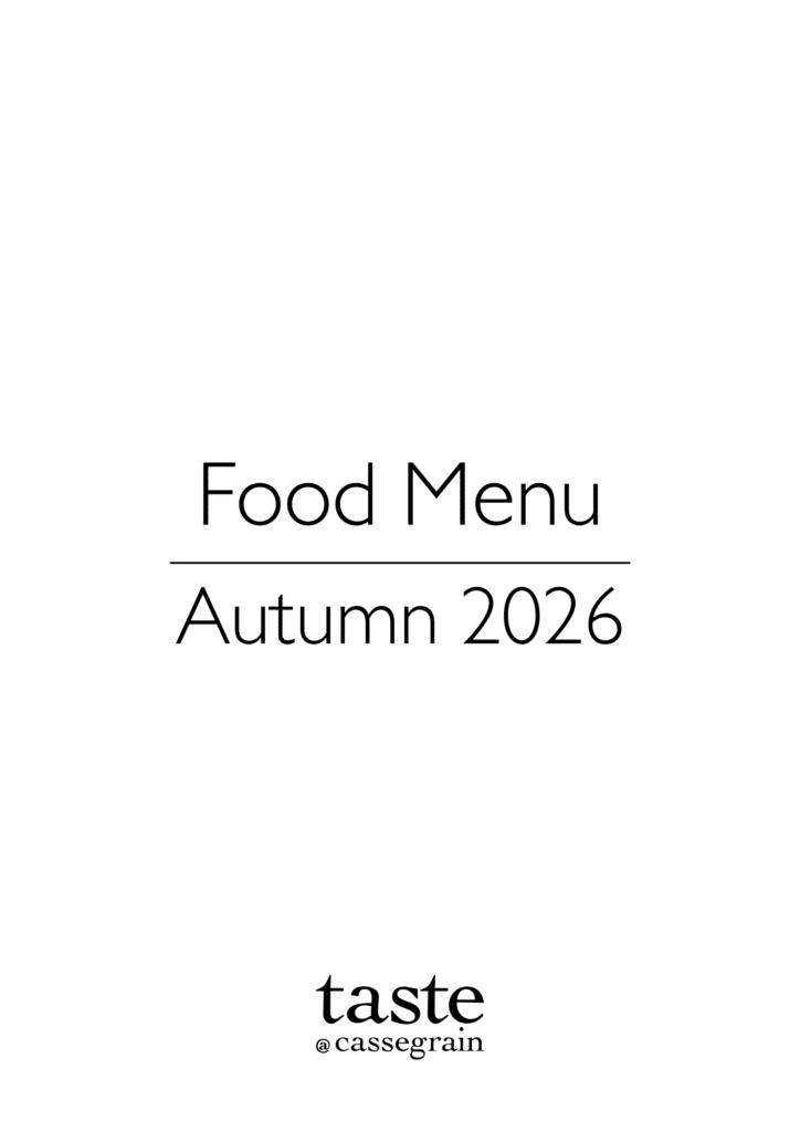 Food Menu Autumn